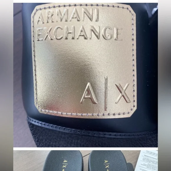 Armani Exchange logo slides ⭐️ Host Pick ⭐️ - Picture 7 of 8